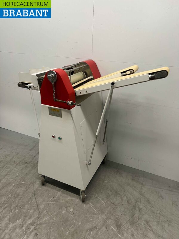 Deegroller Uitrolmachine Dubbele rollen 40 cm 400V Horeca Pizzeria Bakkerij - Afbeelding 2