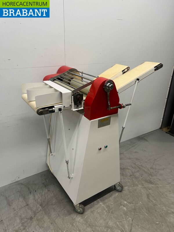 Deegroller Uitrolmachine Dubbele rollen 40 cm 400V Horeca Pizzeria Bakkerij - Afbeelding 3