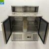 RVS Pizzawerkbank Pizzatafel Saladette 90 cm 230V Horeca - Afbeelding 5