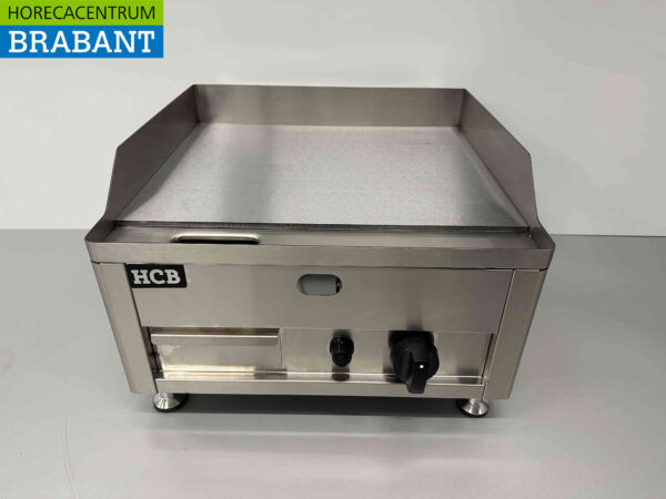 RVS HCB Bakplaat Grillplaat Gladde bakplaat Glad 50 cm PROPAAN Horeca