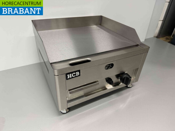 RVS HCB Bakplaat Grillplaat Gladde bakplaat Glad 50 cm PROPAAN Horeca - Afbeelding 4