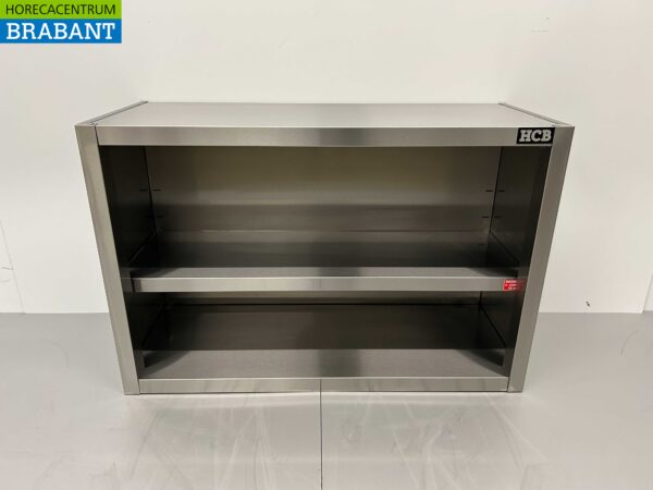 RVS Wandkast Kast Premium-line Open model 100 cm Horeca