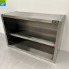 RVS Wandkast Kast Premium-line Open model 100 cm Horeca - Afbeelding 2