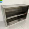 RVS Wandkast Kast Premium-line Open model 100 cm Horeca - Afbeelding 3