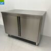 RVS Werkkast Kast 2 klapdeuren 120 cm Horeca - Afbeelding 3