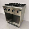RVS HCB 4 pits gasfornuis fornuis Series 700 70 cm 24 kW Horeca - Afbeelding 2