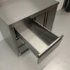 RVS Werkkast Kast Werktafel 2 klapdeuren en 3 laden 100 cm Horeca - Afbeelding 5