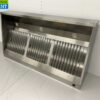RVS Afzuigkap Dampkap met lamellen filters Premium-line 180 cm Schuin model Horeca - Afbeelding 2