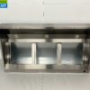 RVS Afzuigkap Dampkap met lamellen filters Premium-line 180 cm Schuin model Horeca - Afbeelding 4
