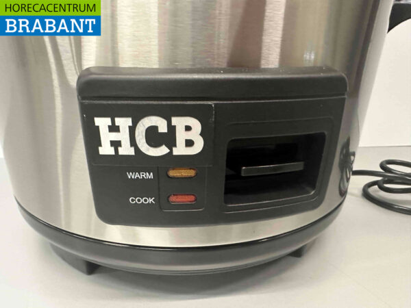 RVS HCB Rijstkoker Rijstwarmer 10 liter 230V Horeca - Afbeelding 3