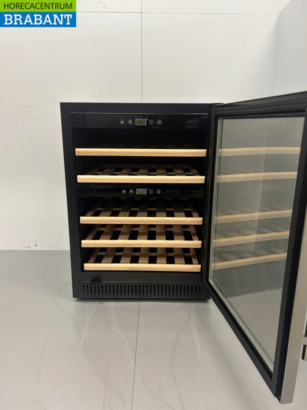 HCB Luxe Wijnkoelkast Wijnkoeling 2 zones 40 flessen 230V Horeca - Afbeelding 6