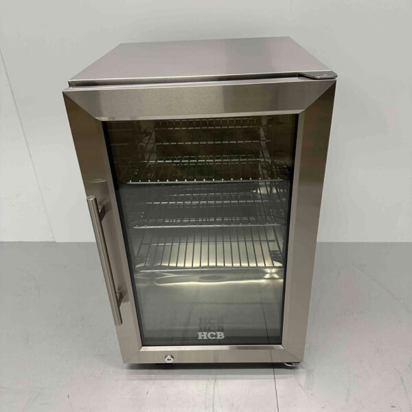 RVS Outdoor Backbar Barkoeling Glazen klapdeuren 63 liter 43 cm 230V Horeca