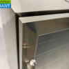RVS Outdoor Backbar Barkoeling Glazen klapdeuren 150 liter 59,5 cm 230V Horeca - Afbeelding 8