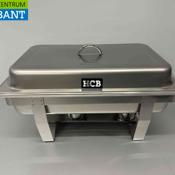 RVS HCB Chafing dish set 1 x 1/1, 2 x 1/2 en 3 x 1/3 GN Horeca