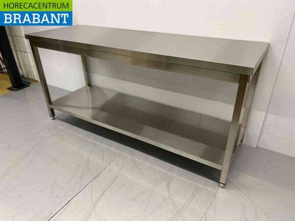 RVS HCB Werktafel Tafel Basic-line 180 x 60 x 85 cm Horeca - Afbeelding 3