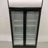 HCB Dubbeldeurs glasdeurkoeling Koelkast Drankkoelkast Klapdeuren 630 liter 230V Horeca