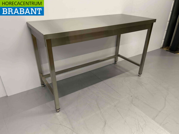 RVS HCB Werktafel Tafel Basic-line 140 x 60 x 85 cm Horeca - Afbeelding 2