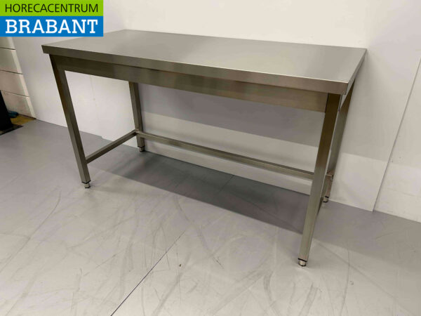 RVS HCB Werktafel Tafel Basic-line 140 x 60 x 85 cm Horeca - Afbeelding 3