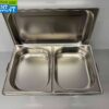 RVS HCB Chafing dish 2 x 1/2 GN Horeca - Afbeelding 4