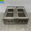 RVS Zanussi 4 pits Elektrisch fornuis kookplaat 4 zones 80 cm 400V Horeca