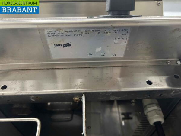RVS Zanussi Grillplaat Bakplaat Gladde bakplaat 40 cm 400V Horeca - Afbeelding 5