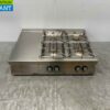 RVS Electrolux 4 pits Opzet fornuis gasfornuis 120 cm Horeca