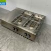 RVS Electrolux 4 pits Opzet fornuis gasfornuis 120 cm Horeca - Afbeelding 2