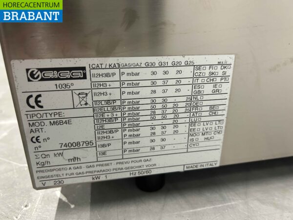 RVS Emme Bain marie 1/1 GN 230V Horeca - Afbeelding 5