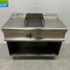 RVS Electrolux Bakplaat Grillplaat met werkunit 105 cm GAS Horeca