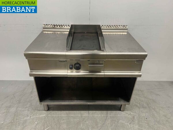 RVS Electrolux Bakplaat Grillplaat met werkunit 105 cm GAS Horeca
