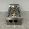 RVS Dexion 2 pits Opzet fornuis gasfornuis 40 cm Horeca