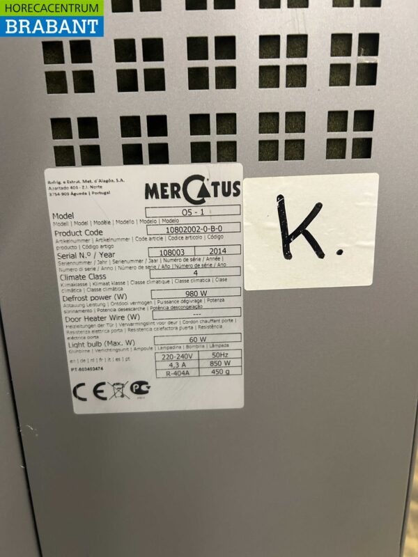 Mercatus Koelcelaggregaat Koelcel Insteekunit Monoblock Wandunit 4,21 m3 230V Horeca - Afbeelding 5