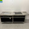 RVS Mareno Baklijn Elektrische spiegelbakplaat / bakplaat en 4 pits inductie 247 cm 400V Horeca