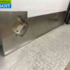 RVS Spoelblad met kraan 356 x 75 cm Horeca - Afbeelding 2