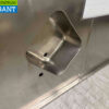 RVS Spoelblad met kraan 356 x 75 cm Horeca - Afbeelding 3