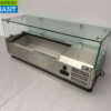 RVS HCB Opzetvitrine Opzet koelvitrine saladière 4 x 1/4 GN 100 cm Horeca - Afbeelding 2