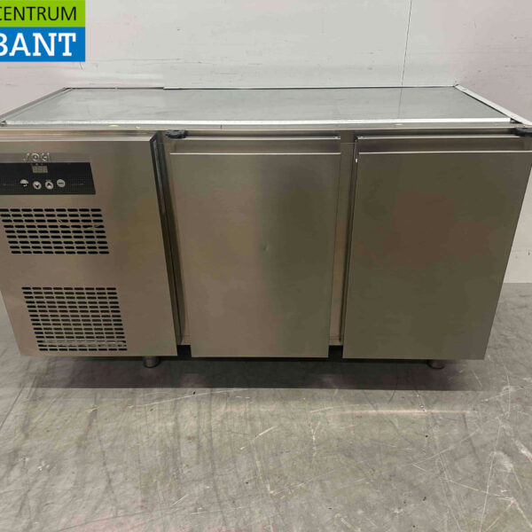 RVS Sagi Koelwerkbank 2 deuren 140 cm 230V Horeca