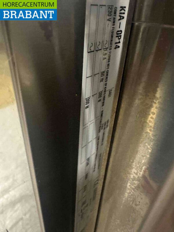 RVS Sagi Koelwerkbank 2 deuren 140 cm 230V Horeca - Afbeelding 5