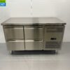 RVS Koelwerkbank 4 laden 136 cm 230V Horeca