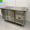 RVS Koelwerkbank 4 laden 136 cm 230V Horeca - Afbeelding 2