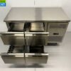 RVS Koelwerkbank 4 laden 136 cm 230V Horeca - Afbeelding 4