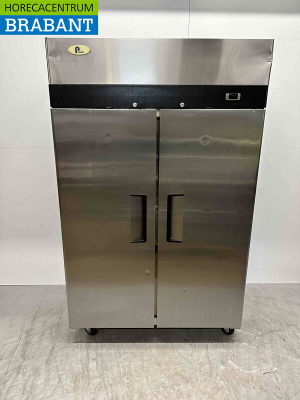 RVS Pelican Dubbeldeurs 2-deurs Koeling Koelkast 900 liter 230V Horeca