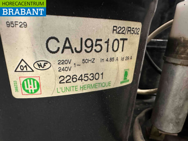 Tecumseh Koelmotor koelgroep koelaggregaat HP 1 PK 230V Horeca - Afbeelding 4