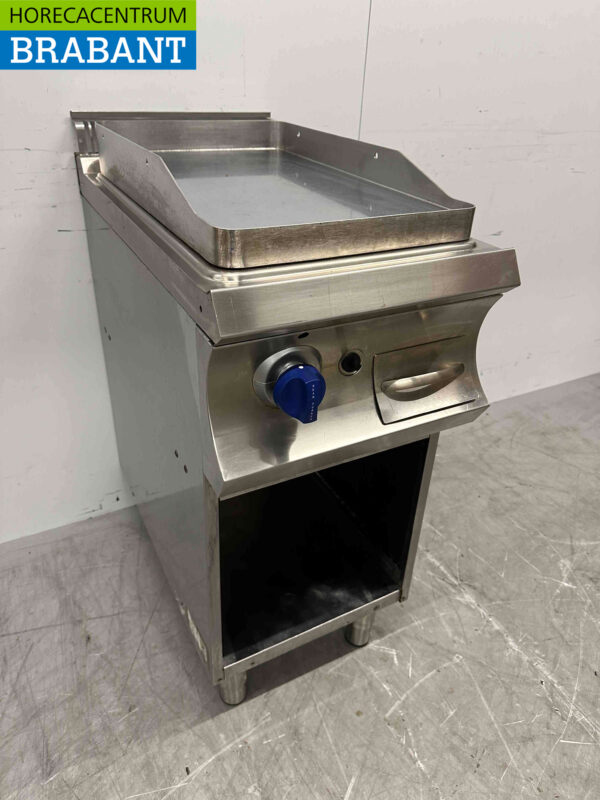 RVS MBM Grillplaat Spiegelbakplaat Chroom Bakplaat Plancha 40 cm Gas Horeca - Afbeelding 3