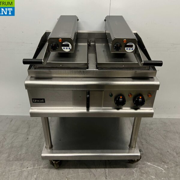 RVS Lincat Clam Grill Hamburgergrill Grillplaat 80 cm 17,2kW 400V Horeca