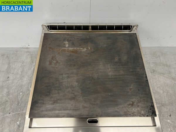 RVS Zanussi bakplaat grillplaat 80 cm GAS Horeca - Afbeelding 4