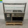 Groku Uitgiftebuffet Buffet Buffetdeel bain marie en warmtelamp 132,5 cm 230V Horeca