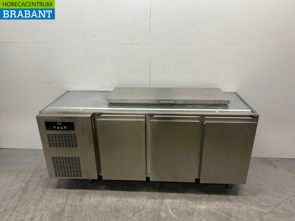 RVS Sagi Koelwerkbank 3 deuren 185 cm 230V Horeca
