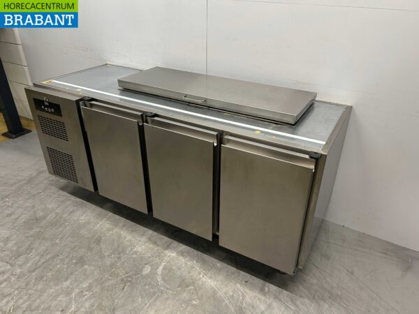 RVS Sagi Koelwerkbank 3 deuren 185 cm 230V Horeca - Afbeelding 3