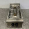 RVS Zanussi 2 pits Opzet fornuis gasfornuis 40 cm Horeca